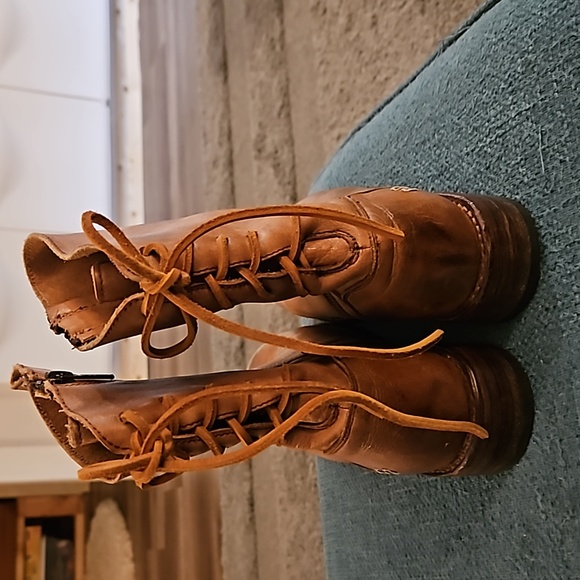 BedStu Cheshire Brown Leather Ankle Boots Cobbler Series Women’s Size 8 - Picture 4 of 6